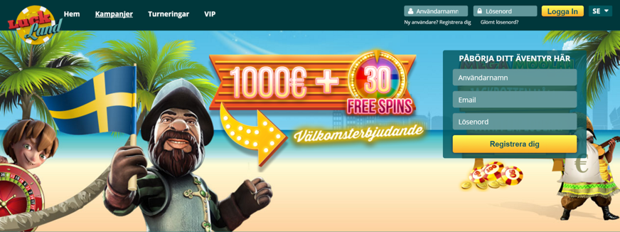 Luckland bonus
